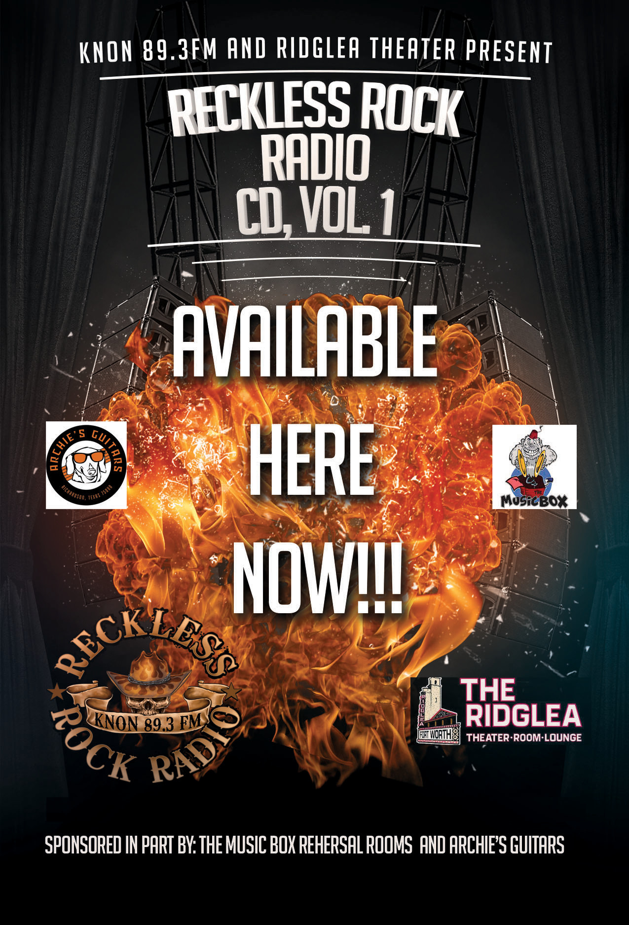 Reckless Rock Radio CD Vol 1 | KNON.org