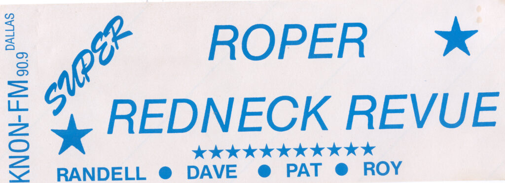 Super Roper Redneck Bumper Sticker 80s