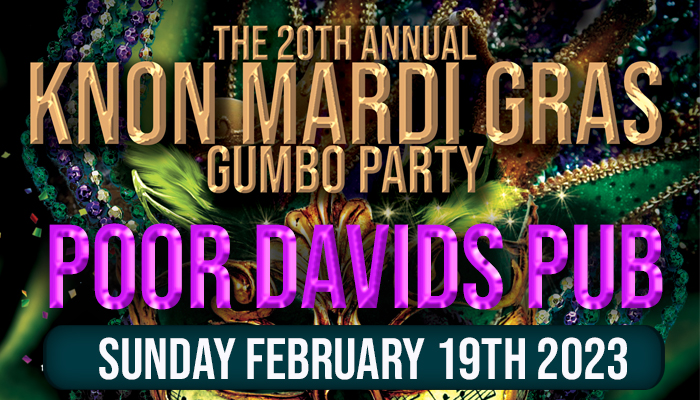 The 20th Annual KNON Mardi Gras Gumbo Party